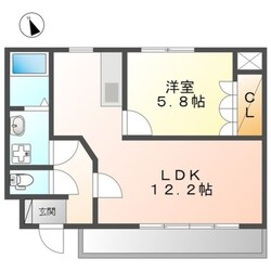 フォルティア栗東の物件間取画像